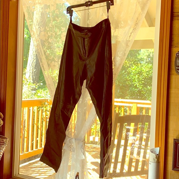 Black leather trousers - Picture 1 of 7